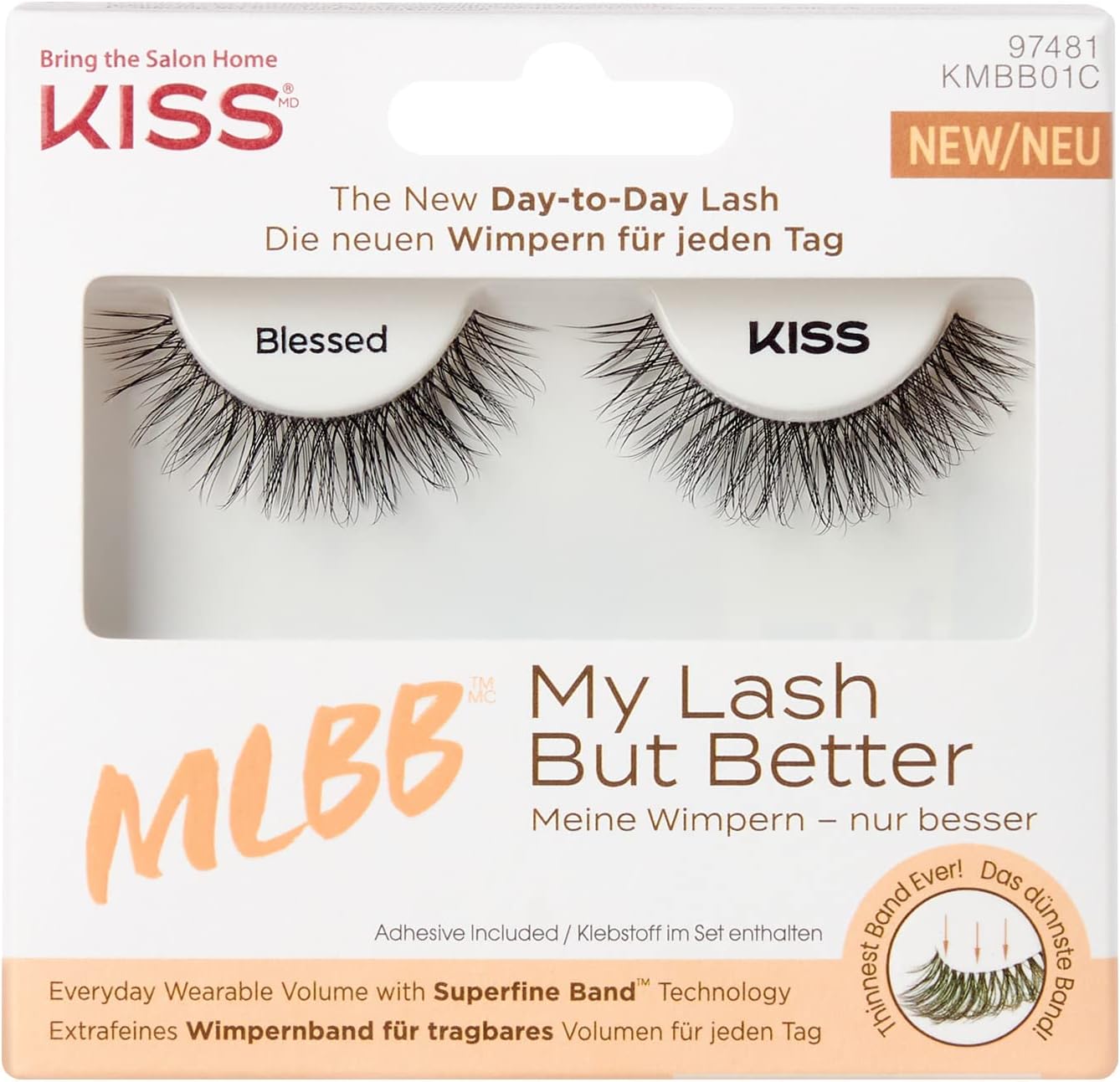 KISS My Lash But Better Collection Lashes - No Filters