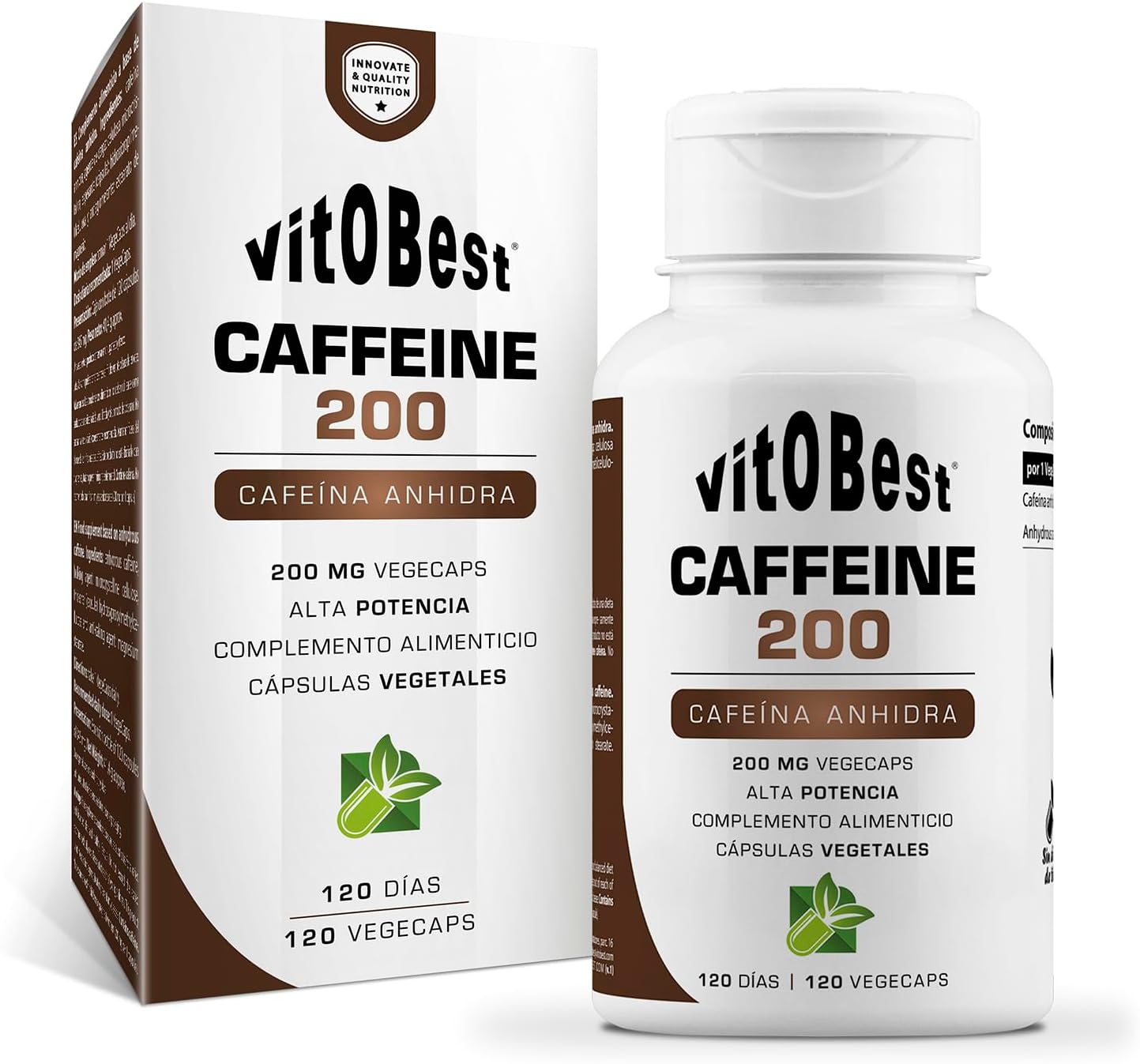 VITOBEST | Especiales Caffeine 200 | Contribuye a aumentar el estado d