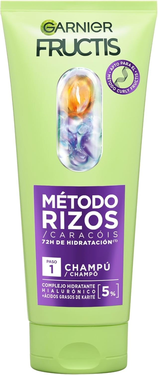 Garnier Fructis Fructis No.1 Champú Método Rizos, 200 ml