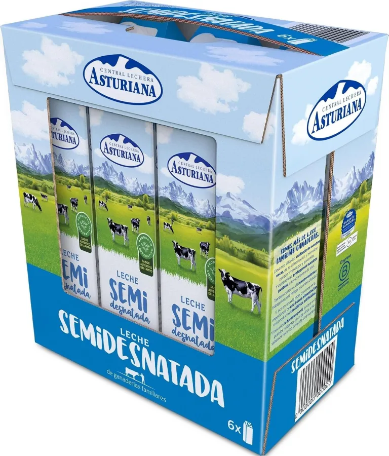 CLA Leche Semidesnatada Pack 6x1L