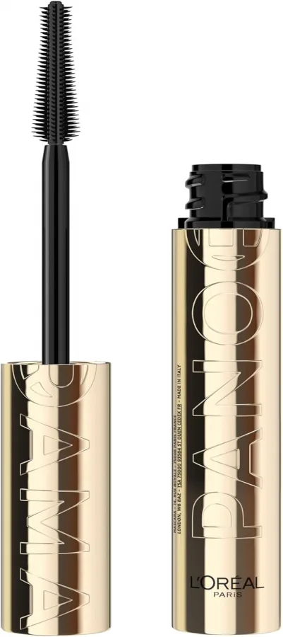 L'Oréal Paris Máscara de pestañas Panorama, Pestañas con Volumen Panorámico, Color: Negro | Cepillo Panorámico para un Volumen de 360º, para Todo Tipo de Pestañas, Hasta 24 Horas de Duración, Volume Million Lashes