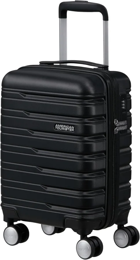 American Tourister Flashline Classic, S, Shadow Black, S, Clásico —