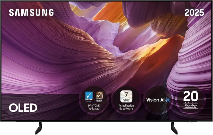 Samsung TV 65 Pulgadas OLED S85F 4K Smart TV con Vision AI, Colores certificados por Pantone TV Plus