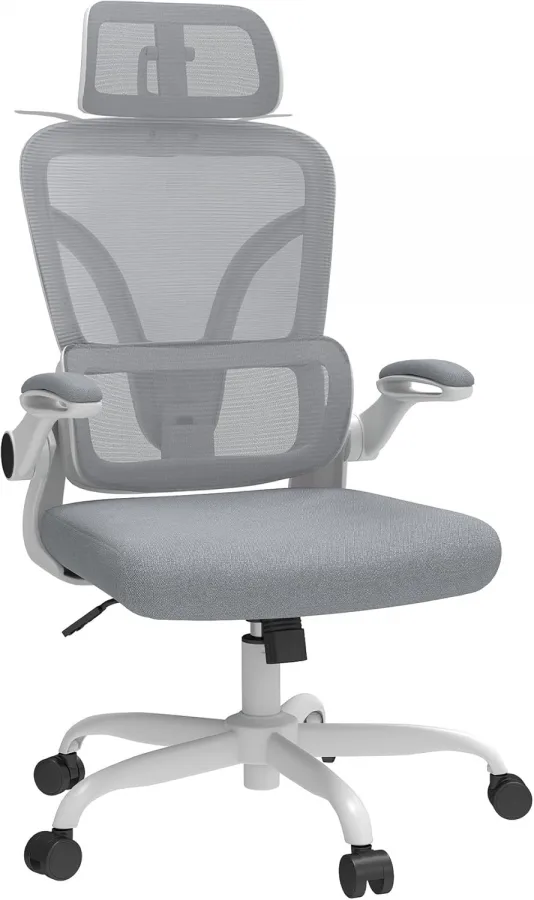 Silla Ergonómica de Oficina con Soporte Lumbar Ajustable | Altura Regulable, Giratoria 360°, Para Escritorio, Uso en Hogar y Despacho